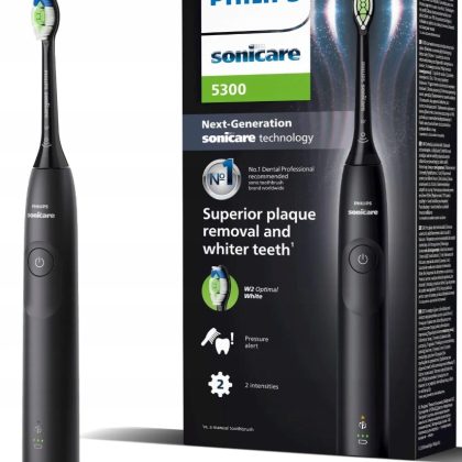 SZCZOTECZKA SONICZNA PHILIPS SONICARE 5300 PROTECTIVE CLEAN DO ZĘBÓW CZARNA