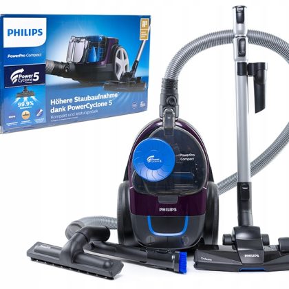 Odkurzacz bezworkowy PHILIPS PowerPro FC9333/09 900W 4 KOŃCÓWKI 1,5l